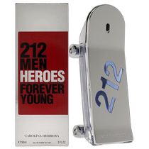 Directly mailed from the United States to Carolina Herrera212 Hero Youth Forever Mens EDT Spray-89ml