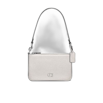 Hong Kong direct mail COACH mens handbag CJ797CHK SS2024 white logo clutch bag