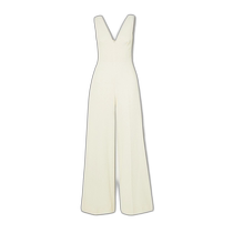 Hong Kong direct mail trendy luxury EMILIA WICKSTEAD womens Ross crepe jumpsuit wide-leg pants ROSS