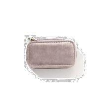 Korean direct mail Ms GREEN small and luxurious portable jewelry box beige MGDAIPO006