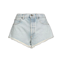 Hong Kong direct mail trendy luxury Alanui womens denim shorts blue blue comfortable and fashionable
