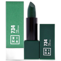 Direct mail from the United States 3INA Deep Winter Green Lipstick - 734 Lip Gloss for Women 4 8ml