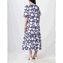 Korean direct mail WOOLRICH23SS mid-length dress for women CFWWDR0129FRUT3463Melton blu