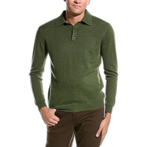 forteforteForte Polo Cashmere Sweater - Green (American Outlet) Straight Hair
