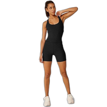 Hong Kong direct mail trendy luxury beyond yoga womens Get Up And Go section dyed pocket rider jumpsuit