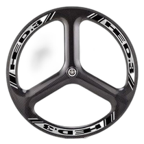 HED H3 FR carbon fiber three-column atomic tire sports car rear wheel frame road bicycle wheel set rear wheel 19X55MM