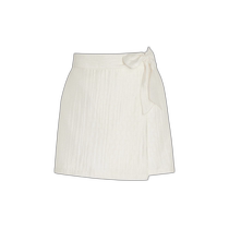 Hong Kong direct mail fashionable luxury Usisi Sister womens Stephanie linen blend mini wrap skirt
