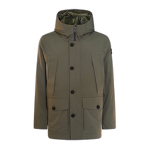 Hong Kong Direct Mail Trendy Luxury Add Mens Hooded Down Jacket 10AMK32