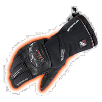 (Direct mail from Japan) Komine Motorcycle Carbon Protective Electric Gloves Black S Waterproof Elastic