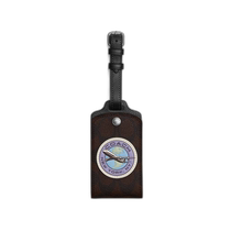 USA direct mail COACH luggage tag made of iconic canvas with travel patch CL426