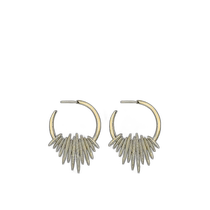 Hong Kong direct mail fashionable luxury Shaun Leane womens Quill gold vermilion earrings