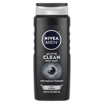 Hong Kong direct mail Nivea Mens Deep Cleansing Shower Gel Deep Active Cleansing 16 9 oz (
