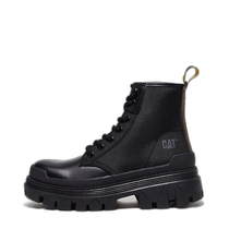 Hong Kong direct mail trendy luxury caterpillar womens CAT Hardwear Hi strappy boots (black)