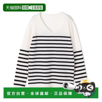 1 hour refundable japan direct mail galerie vie women's pure cashmere v-neck pullover sweater loose design