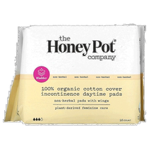 Hong Kong direct mail The Honey Pot Company organic cotton day incontinence pads 16 pieces