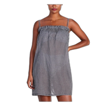 kate spade womens plaid dress blouse - black (American outlet) straight hair