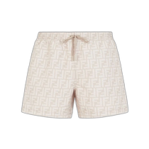 Hong Kong direct mail trendy luxury Fendi Mens FF pattern swimming shorts FXB077ARYB