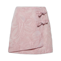 Hong Kong Direct Mail Trendy Luxury GANNI Womens Jacquard Wrap Skirt 001267