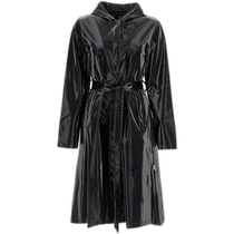 Hong Kong direct mail RAINS mens outdoor windbreaker 1204029 AW2024 black Impermeabile