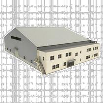 Japan direct mail Sankei miniature model kit 1 144 aerial scene series MK08-07