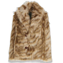 Hong Kong Direct Mail Trendy Luxury ALABAMA MUSE Womens Reed Faux Fur Coat M603TO