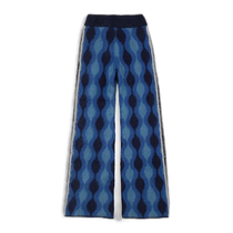 Hong Kong direct mail trendy luxury ahluwalia womens intarsia knitted straight pants WAHLUKN019SS23NAP