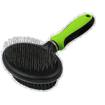 Pet Life Flex Series 2-in-1 Double-Sided Bristle Pet Brush - Green (USA Outlet)