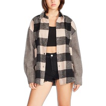 Hong Kong direct mail fashion luxury Steve Madden Steve Madden womens Sophia Shacket folder