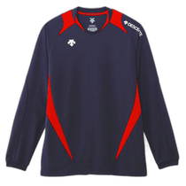 Japan direct mail Descente long-sleeved volleyball shirt DSS-5410B-NVY Descente jersey