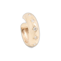 Hong Kong direct mail trendy luxury Zoë Chicco womens 14k 5 beaded diamond round ear cuff ZCHIC3