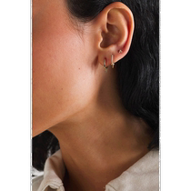 Hong Kong Direct Mail Fashion Luxury MARIA TASH Womens Ball Trinity Threaded Stud 14K