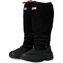 Hunter Womens Wanderer High Snow Boots (Black) - Black (American Outlet) Straight