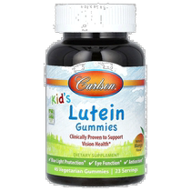 Hong Kong straight hair carlson labs Kang Yisheng childrens lutein gummy natural mango flavor eye function 46 capsules