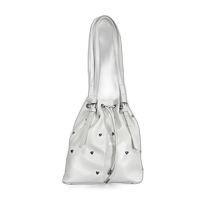 Korean direct mail STREETFS LAGIRL] Heart-shaped zircon Fukui fence bag-bag