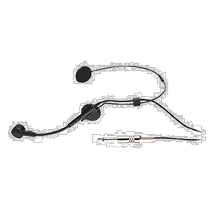 (Direct mail from Japan) audio-technica Audio-Technica headphones with microphone compact exquisite and clear sound