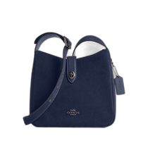 US direct mail COACH Hadley convertible crossbody bag CW002 black antique nickel pure navy blue