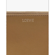 Hong Kong direct mail trendy luxury LOEWE womens knotted foil logo leather clutch