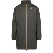 Hong Kong direct mail fashionable luxury K-Way mens Le Vrai 3 0 Eiffel long windproof jacket FFW2