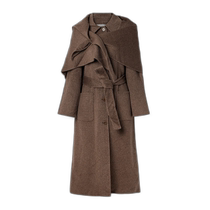 Hong Kong direct mail trendy luxury SEA ocean womens coat AW24150