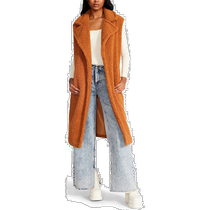 steve madden womens faux fur dustproof vest - brown sugar (American outlet) straight hair