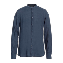 Hong Kong direct mail trendy luxury Glanshirt mens linen shirt