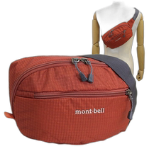 Japan direct mail Montbell bag mens and womens body bag L size orange DELTA GUSSET POUC