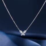 [Самостоятельное управление] [День Святого Валентина] Ожерелье-бабочка APM Monaco из стерлингового серебра 925 пробы, легкий роскошный нишевый подарок для подруги