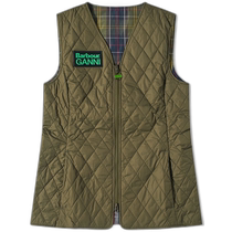 Hong Kong direct mail trendy luxury Barbour Barbour womens V-neck quilted vest LLI0015