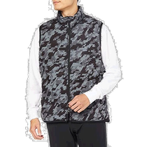 (Direct mail from Japan) Mizuno Mens Golf Down Vest E2ME2508 Black Carbon Gray L