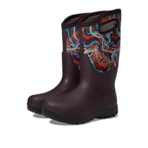 Hong Kong direct mail trendy luxury bogs womens Neo classic long smooth abstract rain boots