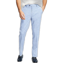Alfani Mens Slim Straight Suit Pants - Blue (American Outlet) Straight Hair