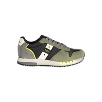 Blauer Polyester Mens Sneakers - Green (USA Outlet) Straight Hair