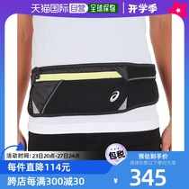 Japanese errand running Asics mens and womens waist bag black yellow F A-10843206001