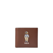 Japan Direct Mail Polo Ralph Lauren Mens Polo Bear Cowhide Folding Wallet MAPOSLG0G22